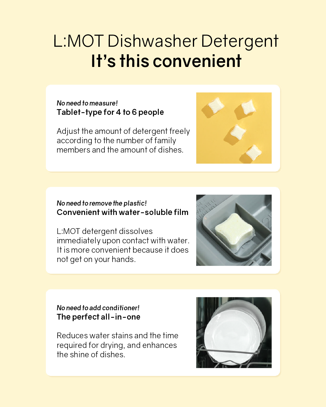 [PROMO] L:MOT Perfect Clean Dishwasher Tablets