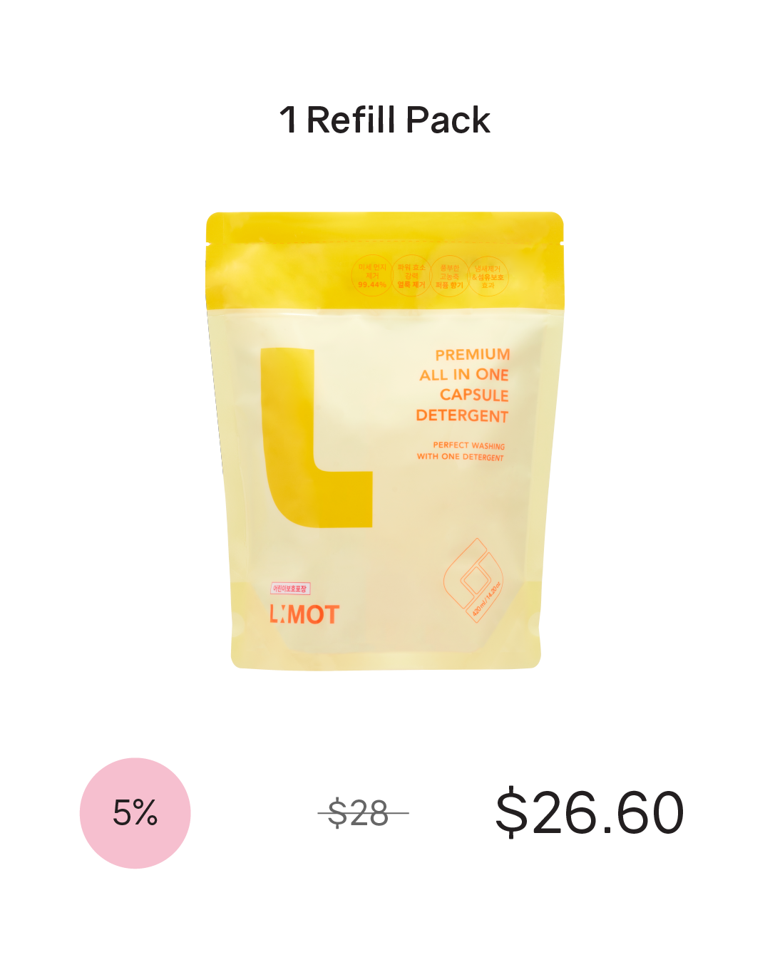 [PROMO] L:MOT Premium All In One Capsule Detergent
