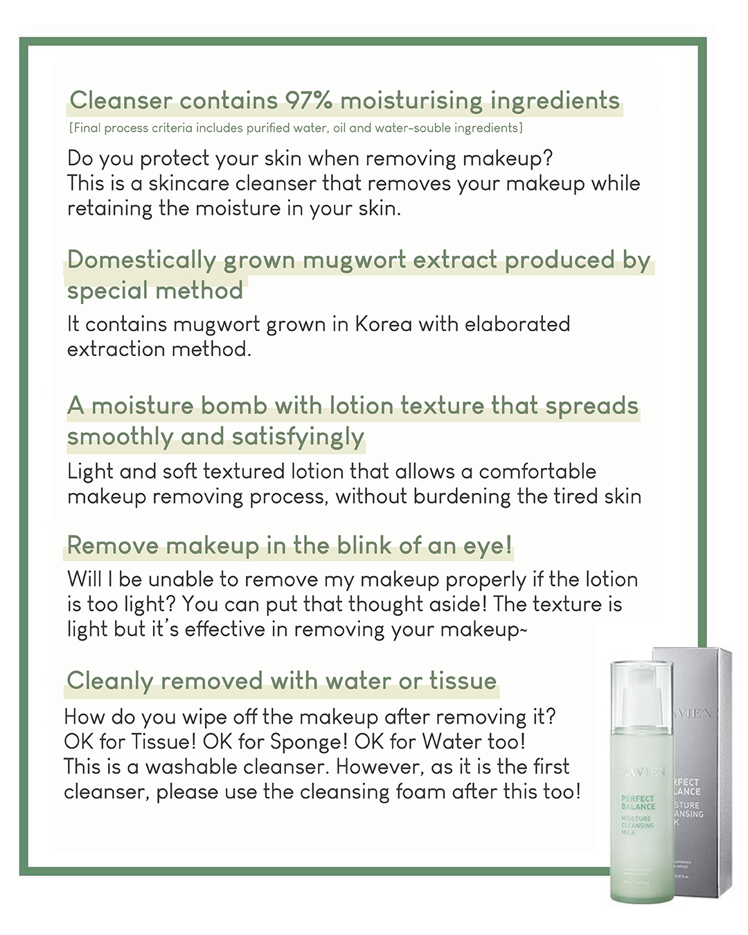 [PROMO] Lavien Perfect Balance Moisture Cleansing Milk