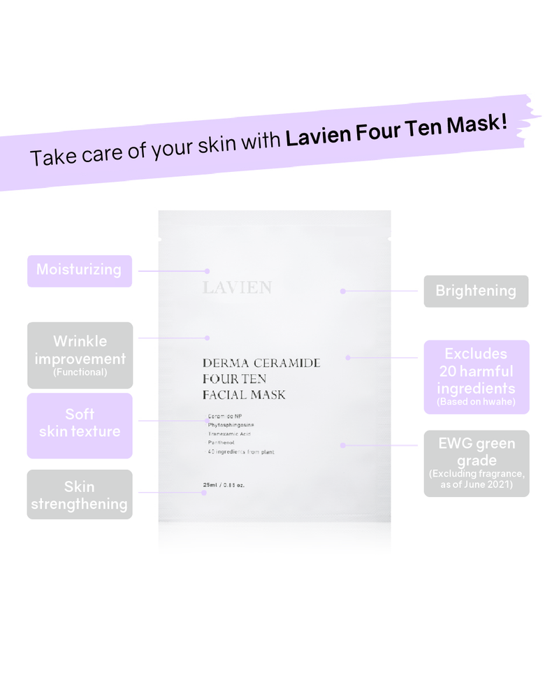 [PROMO] Lavien Derma Ceramide Four Ten Facial Mask