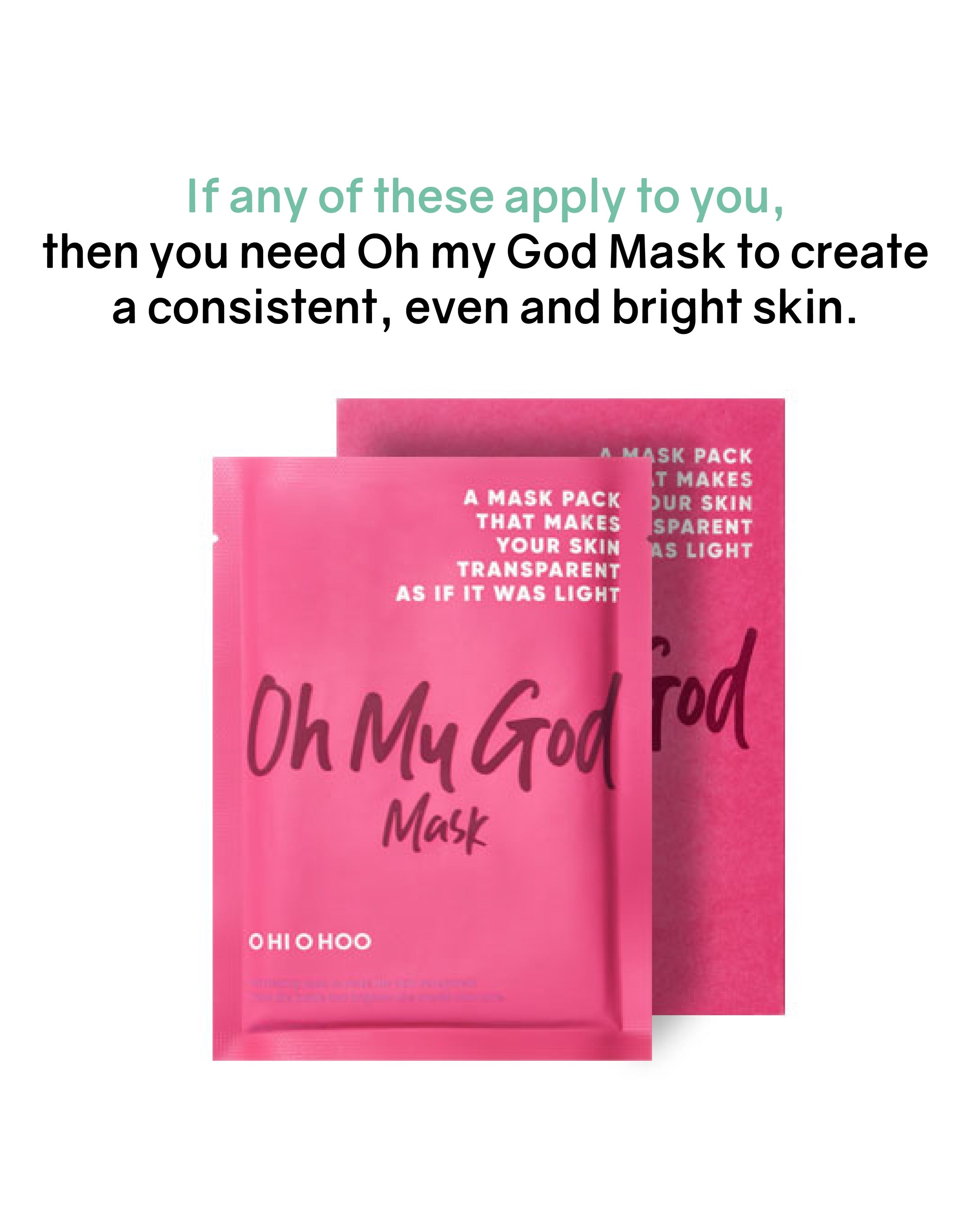 [Online Exclusive] OHIOHOO Oh My God Mask