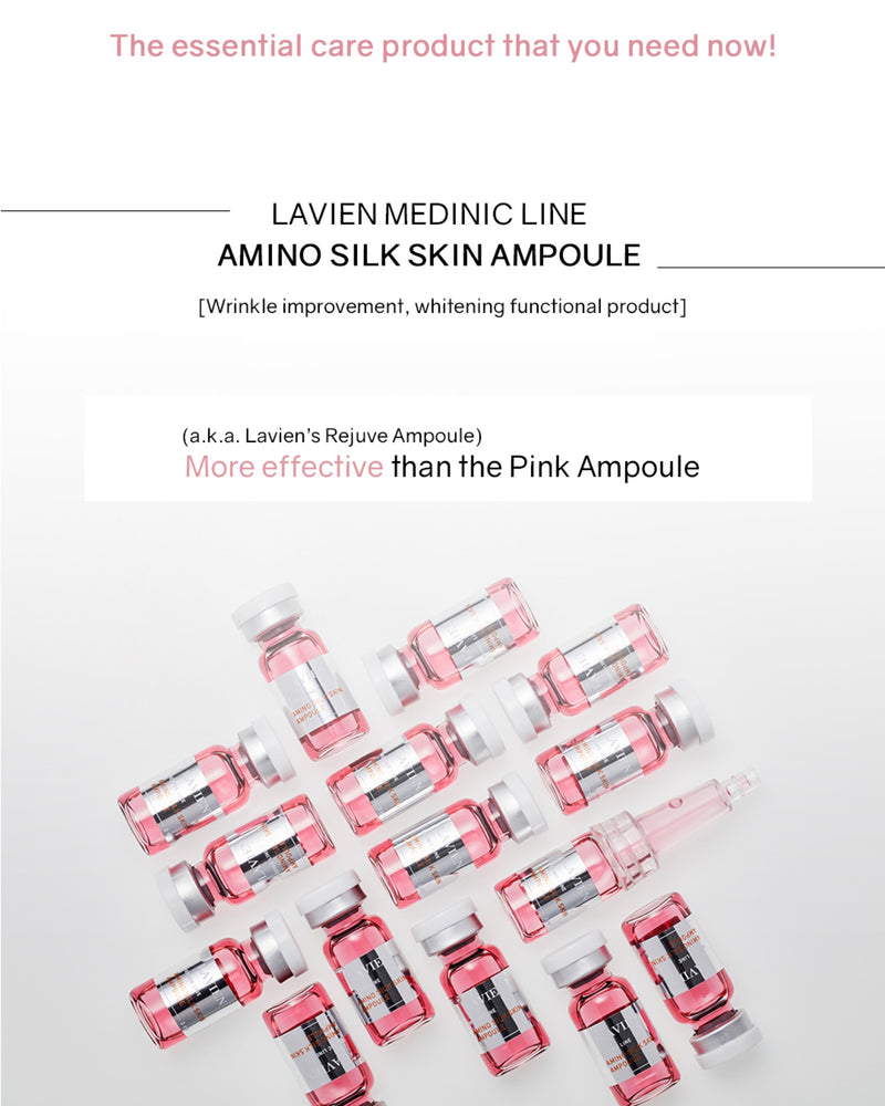 [PROMO] Lavien Amino Silk Skin Ampoule (Pink)