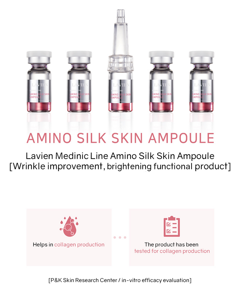 [PROMO] Lavien Amino Silk Skin Ampoule (Pink)