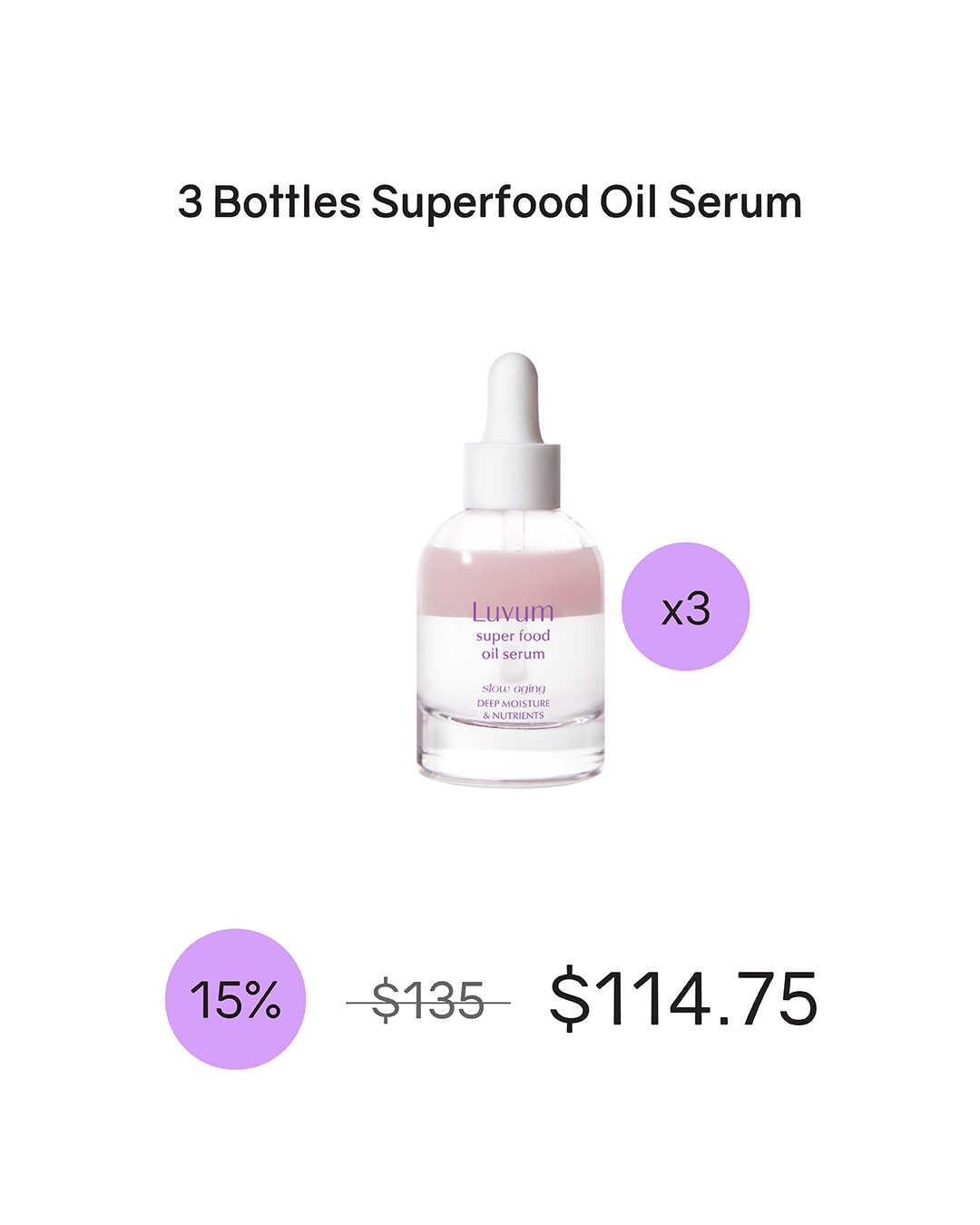 [PROMO] Luvum Slow Aging Superfood Oil Serum